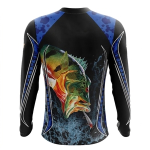 Camiseta de pesca de manga larga para hombre, ligera, transpirable, de secado rápido, cómoda, para pescar y navegar. - Product Image 6