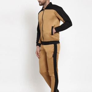 Ensemble de survêtement de sport pour homme à manches longues imprimé motif léopard pour le jogging d'hiver, fitness musculaire, sweat-shirt et pantalon de survêtement - Product Image 3