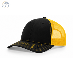 Casquette Trucker en Maille à 6 Panneaux Personnalisée, Vente en Gros OEM ODM, Coton Polyester, Casquette Snapback pour Sports de Plein Air, Bandeau Anti-Transpiration Personnalisé, Direct Usine - Product Image 2