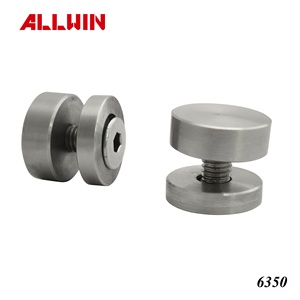 Placa de Montaje en Pared de Acero Inoxidable, Soporte para Barandilla de Vidrio - Product Image 2