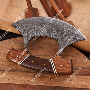 Cuchillo de Cocina Ambidiestro UA Supplies, Hecho a Mano, de Acero de Damasco de Grado Industrial, de Alta Calidad, para Picar Verduras y Carne - Product Image 2