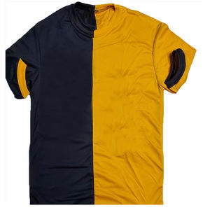 Camiseta de Manga Corta con Cuello Redondo, Oversize, Ecológica, con Logotipo Personalizado Estampado en Relieve, 100% Algodón de Alta Calidad para Hombres, Mujeres y Estudiantes Universitarios - Product Image 1