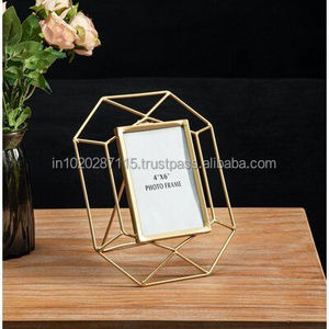 Metal Photo Frame <b>vintage</b> tabletop decor strong metal picture holder for home shelf <b>desk</b> bedroom office decoration - Product Image 4