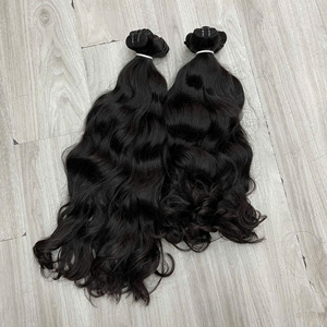 Cabello Humano Vietnamita Virgen Liso y Ondulado, Listo para Enviar, 100% Sin Procesar, Suave, Liso, con Brillo Natural, Puntas Gruesas, Sin Enredos - Product Image 5