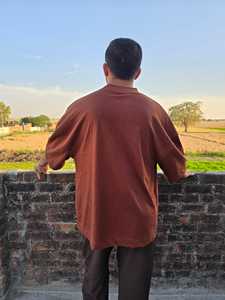 2026 New Style Custom Printed Front Men's 100% Cotton Short Sleeve O-Neck Eco-Friendly Breathable Anti-Wrinkle Loose Fit T-shirt - Product Image 3