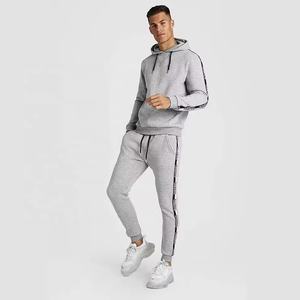Nueva llegada de los hombres Premium con capucha en blanco de gran tamaño Jogger ropa deportiva de peso pesado Fitness Gym chándales y chándales para el invierno - Product Image 3
