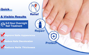 Label pribadi cepat efektif melembabkan kuku jari kaki memperbaiki tambalan pembaruan kuku jamur alami jamur - Product Image 5