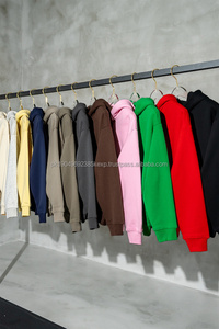 Sudadera con capucha deportiva en blanco de Color sólido para niños de alta calidad, sudaderas con capucha de lana de algodón para niños y niñas - Product Image 2