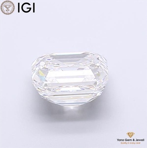 Diamante cultivado en laboratorio CVD con corte Asscher certificado por IGI, 4.00 quilates, color E, claridad VVS2, para diseño de joyería clásica. - Product Image 3