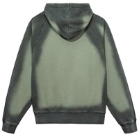 Sweat-shirt à capuche oversize pour homme, effet dégradé, manches raglan, en coton French Terry, dégradé de couleurs, design décontracté avec poche