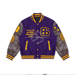 Unisex Custom Made Cotton/Fleece Waterproof Breathable Windproof Eco-Friendly Varsity <b>Jacket</b>-High Quality Casual <b>Winter</b> Outdoor - Product Image 5