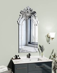 Luxury Venetian Silver <b>Rectangular</b> <b>Mirror</b> – Handmade Decorative <b>Wall</b> <b>Mirror</b> with Premium Beveled Edges - Product Image 3
