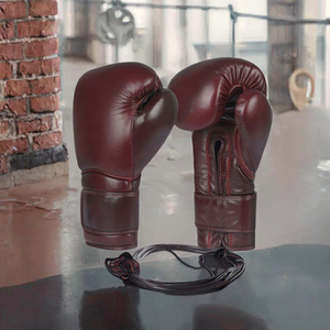 Gants de boxe en cuir, gants d'entraînement à lacets pour adultes, unisexes, pour les sports de boxe, gants d'entraînement en cuir PU - Product Image 5