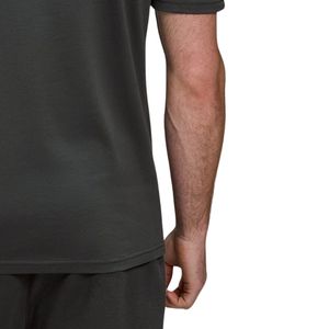 Men’s Charcoal Grey Graphic Print T Shirt Crew Neck Short Sleeve Athletic Gym Workout Training Casual Sportswear Tee - Product Image 6