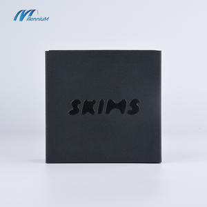 Tiroir <span class=keywords><strong>noir</strong></span> Boîte à manchon Tiroir Boîte à parfum en relief 3D Petite boîte à tiroir noire avec découpe en cœur - Product Image 5