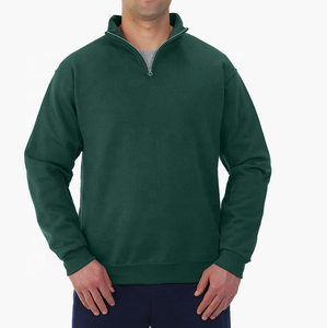 Sudadera con media cremallera Sudaderas con media cremallera Unisex Quarter-zip Pullover Hombres 1/4 Zip Stand Collar Sudadera con cremallera Sudadera con capucha - Product Image 4