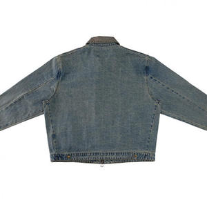 <b>Custom</b> <b>Denim</b> <b>Jacket</b> for Men High Quality Coats Jean Work <b>Jacket</b> Casual Street Wear Cotton Washed <b>Denim</b> <b>Jacket</b> - Product Image 2