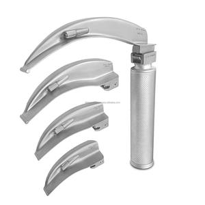 Set de Laringoscopio Eléctrico LED Macintosh de Alta Calidad con 4 Hojas Curvas de Acero Inoxidable, Certificación CE ISO, Proveedor Mayorista OEM ODM - Product Image 1