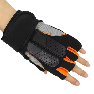 Guantes Deportivos Unisex de Medio Dedo, Flexibles, Antideslizantes, con Soporte para Muñeca, para Entrenamiento en Gimnasio, Levantamiento de Pesas, Pido Jiner Xinda, Poliéster - Product Image 1