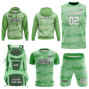 High Quality OEM Compression Breathable Quick Dry 7v7 Football Uniform Sets Hooded Jersey & Deal Pack Offers at Cheap Price - Product Image 1
