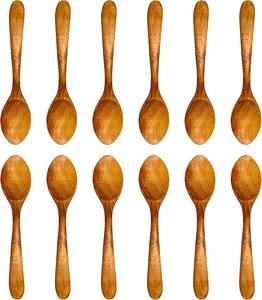 Ensemble de couverts en bois avec logo personnalisé, en bambou, réutilisables, écologiques, ustensiles de table durables, vaisselle de cuisine - Product Image 3