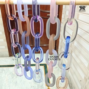 Decoración de Pared de Eslabones de Cadena Acrílicos de Resina Contemporánea para un Toque Decorativo Premium en el Interior del Hogar - Product Image 5