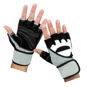Guantes deportivos para ciclismo, protección completa de La Palma, guantes deportivos de cuero con diseño sin dedos para entrenamiento y levantamiento de pesas - Product Image 1