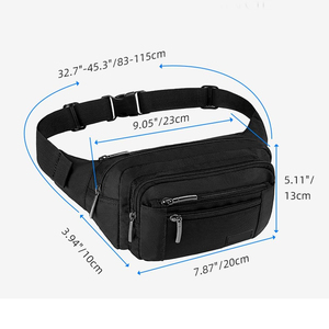 Riñonera Deportiva Casual con Cierre, para Viajes y Actividades al Aire Libre, Ligera, Impermeable, con Logotipo Personalizado, Nueva, de Alta Calidad, Moderna y a la Moda - Product Image 2