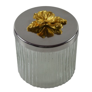 Modern Design Glass Wax <b>Jar</b> With Aluminum Lid Candle Holder Use Home Hotel <b>Decor</b> <b>Decor</b> Completely Customizable - Product Image 1