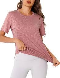 เสื้อยืดผู้หญิง คอตตอน 60% / โพลีเอสเตอร์ 40% เป็นมิตรกับสิ่งแวดล้อม ผ้าไม่ยับ คอกลม แขนสั้น ระบายอากาศ แห้งเร็ว พิมพ์ลายโลโก้ทั่วตัว - Product Image 2