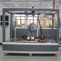 Machine d'essai de fatigue à double tambour pour trottinettes, Testeur de durée de vie pour trottinettes électriques, Machine d'essai de durabilité à la fatigue