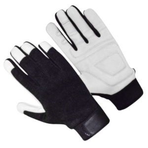 Gants de travail en cuir de vachette grainé de qualité supérieure, certifiés CE, avec doublure en aramide, manchette de sécurité, anti-impact, résistance à la chaleur - Product Image 6