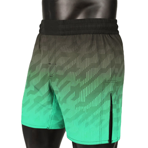 กางเกง MMA ผ้าสแปนเด็กซ์โพลีเอสเตอร์น้ำหนักเบาสำหรับผู้ชาย สวมใส่สบาย เหมาะสำหรับการแข่งขันต่อสู้ พร้อมโลโก้ - Product Image 3