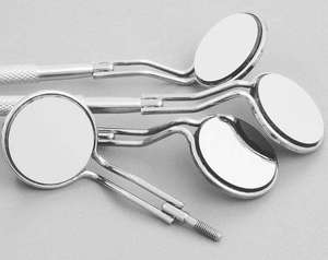 Miroir buccal dentaire avec poignée, anti-buée, rhodié, double face, pour clinique, hôpital et usage médical, par Grip Surgical - Product Image 6