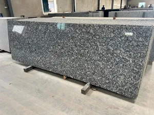 Dalle de granit blanc brillant idéale pour les revêtements de sol, les revêtements muraux, les comptoirs de cuisine, les surfaces de salle de bain et la décoration intérieure de luxe - Product Image 2