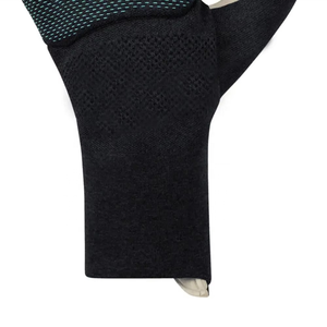 Gants de gardien de but de football en tricot noir sur mesure avec latex allemand de 4 mm, coupe moyenne - Product Image 5