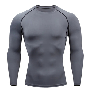 Camiseta de Protección UV de Alta Calidad para Hombre, Manga Larga, Logotipo Personalizado, Color Personalizado, Transpirable, Antibacteriana, Ecológica - Product Image 1