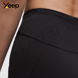 Leggings Deportivos para Mujer, Largos, Sólidos, Duraderos, con Paneles Frontales XC-WL-17, Transpirables, de Secado Rápido, Cintura Elástica, Sencillos - Product Image 4