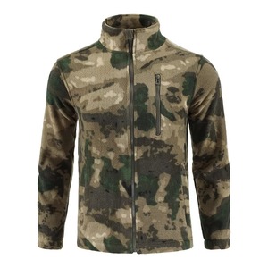 Polar Fleece Men's Outdoor <b>Thermal</b> Jacket with Zipper Pocket Waterproof Breathable Reflective Hooded Winter - Product Image 6