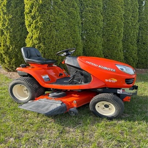 Tractor Cortacésped Kubota GR2100 4x4, Mini Tractor de Jardín, Herramienta Agrícola de 28V, Máquina de Cuchillas Rotatorias de 1800W para un Corte de Césped Eficiente - Product Image 3