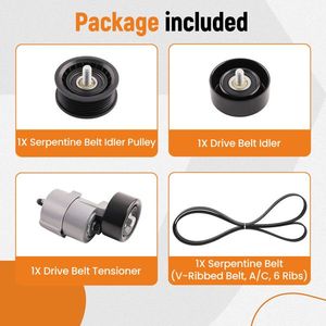 For Hyundai for Kia Forte5 V Ribbed Belt Tensioner and Idler Pulley Kit 6PK2125 Drive System Parts - Product Image 3