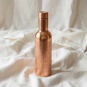 Decorative Copper Water <b>Bottle</b> Enamel Printing Modern Luxury Design Straw Cap Heat-Resistant Dishwasher Microwave Safe - Product Image 6