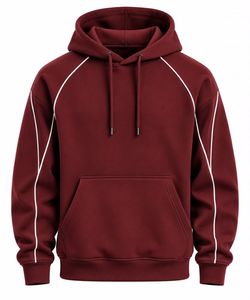 เสื้อฮู้ดผู้ชายทรงปกติ สวมใส่สบาย มีกระเป๋า ผ้าถักขนแกะ 100% ผ้าฝ้าย ระบายอากาศได้ดี เหมาะสำหรับใส่ในฤดูใบไม้ร่วง - Product Image 3