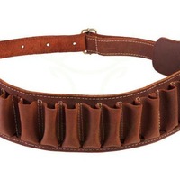 Pochettes à cartouches de chasse et de tir en cuir de vache véritable, artisanales, personnalisables, de qualité supérieure, robustes, MOLLE, à ouverture rapide, 6x9