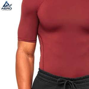 Custom Printed <b>Mens</b> <b>Compression</b> Shirt <b>Shorts</b> Set Outdoor Running Cycling Base Layer Tight Gym Fitness Workout Apparel - Product Image 4