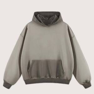 Sweat-shirts à capuche pour hommes de haute qualité, délavés à l'acide, personnalisés, 100% coton, doublés de polaire, brodés, épais, thermiques, pour l'hiver - Product Image 1