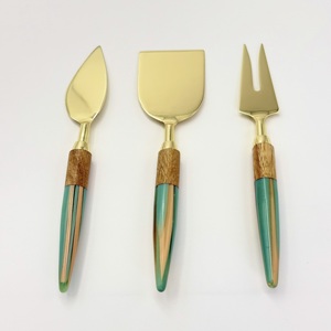 Eco Friendly High Quality Stainless Steel Slicer and Knife <b>Cheese</b> <b>Set</b> with Resin Handle New Customized Design Premium <b>Cheese</b> <b>Set</b> - Product Image 1
