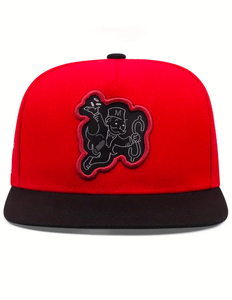 Casquette Snapback personnalisée avec logo brodé 3D, visière plate, casquette de baseball réglable, streetwear, casquette hip hop - Product Image 2