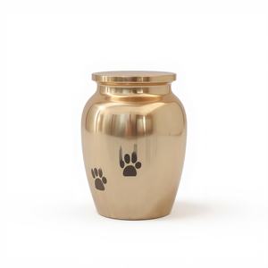 Modern Teardrop Copper <b>Urn</b> for Pet Memorials Durable Design - Product Image 3