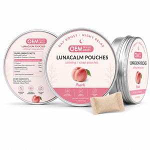 Bolsas de Dormir Relajantes de Durazno al por Mayor |   L-Teanina, Ashwagandha, Kava, Melatonina |   Marca Privada OEM - Product Image 4